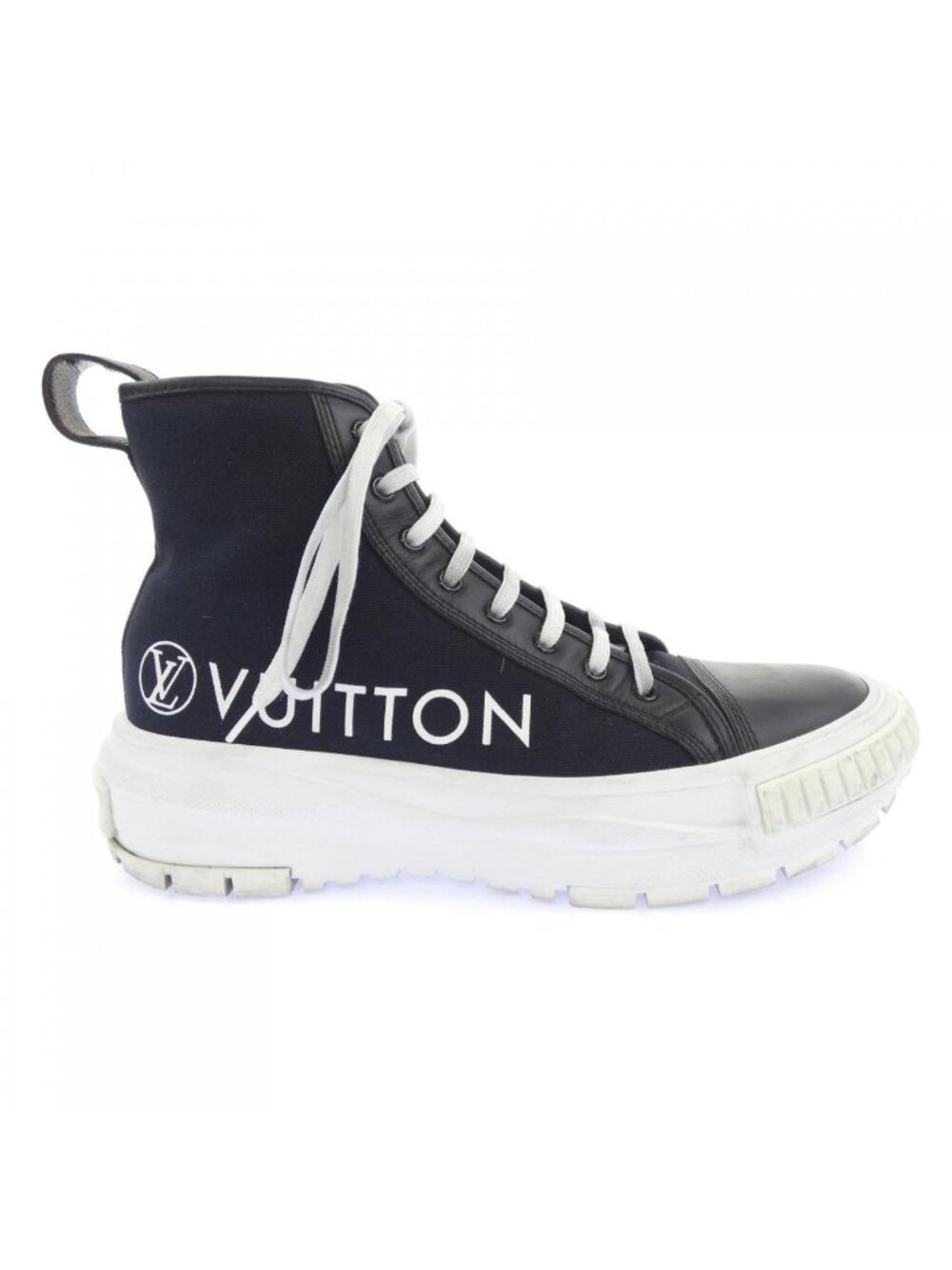 Louis Vuitton LV Circle Canvas Leather LV Squad Line Sneakers